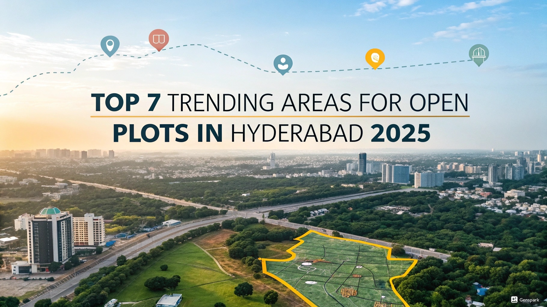 Top 7 Trending Areas for Open Plots in Hyderabad for 2025